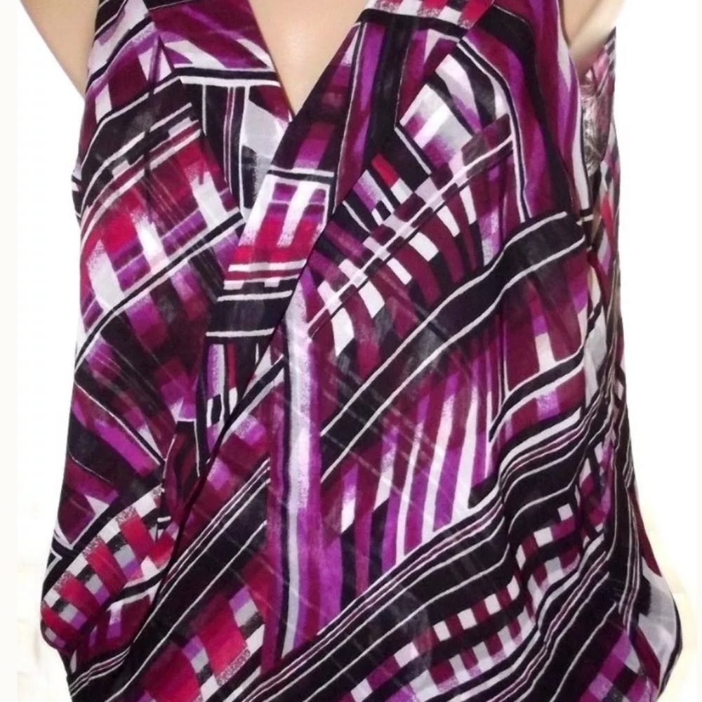 WHBM XS V-neck blouse
